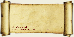 Andjelina Bakić vizit kartica